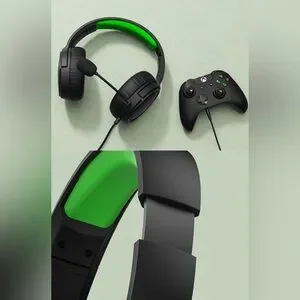 Gaming Headset For Xbox Series PS4/5 Switch &PC W/3.5mm•BG02•Green/BLK