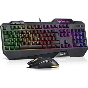 Gaming Keyboard and Mouse Combo Backlit Computer keyboards and RGB Gaming Mouse