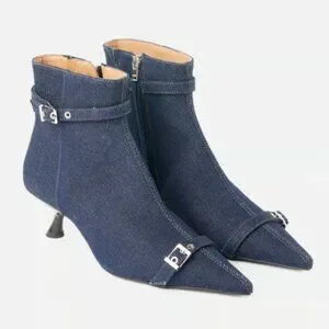 GANNI DENIM ANKLE BOOTS GANNI DENIM ANKLE BOOTS