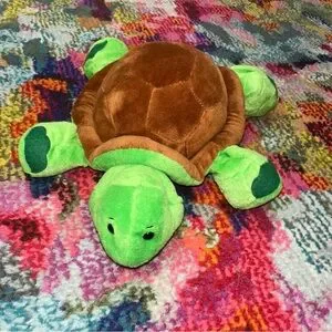 GANZ Webkinz Green And Brown Turtle Plush Toy