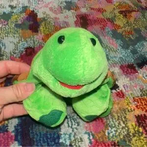 GANZ Webkinz Green And Brown Turtle Plush Toy