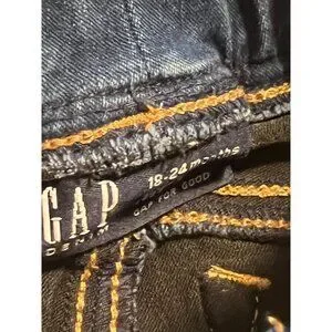 GAP Denim Jean Jeggings Infant Size 18-24 Months Dark Wash Excellent Very Gently