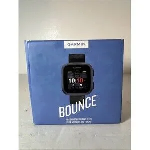 Garmin Child Bounce Black Smartwatch GPS Locator Watch 010-02448-00 TESTED