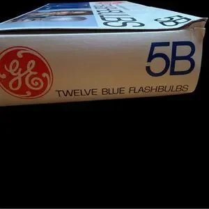 GE 5B Flashbulbs - 12 Pack Blue And White
