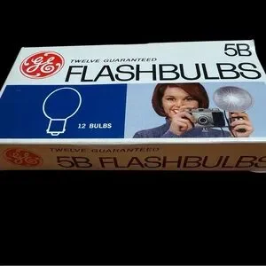 GE 5B Flashbulbs - 12 Pack Blue and White