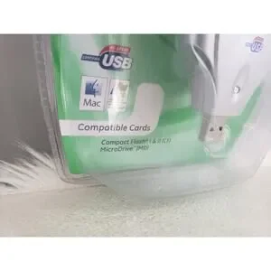 Ge HO97930 USB 2.0 Compact Flash I & II Microdrive Card Reader Plug And Play