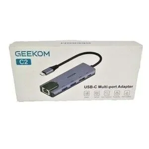 Geekom C2 USB‑C Multi‑Port Adapter (5‑in‑1 Hub)