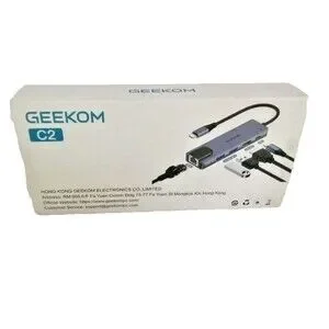 Geekom C2 USB‑C Multi‑Port Adapter (5‑in‑1 Hub)