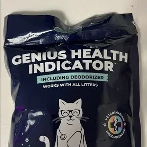 Genius Health Indicator With Deodorizer 7 OZ NWT Bag