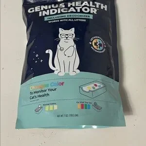 Genius Health Indicator With Deodorizer 7 OZ NWT Bag