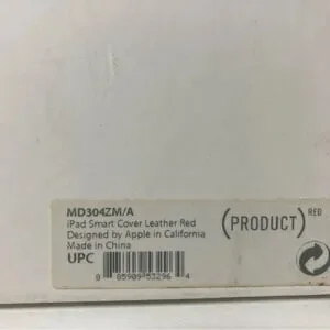 GENUINE Apple IPad Smart Cover In Red NIB NEW Compatible With IPad 2
