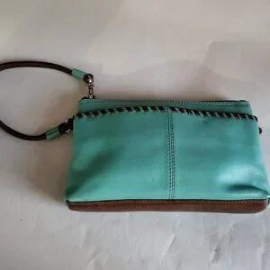 GENUINE LEATHER ILI WRISTLETT/ CLUTCH BAG