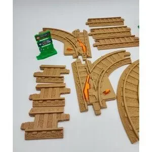 Geotrax Train Signs Trees 12 Track Pieces Accessories Extras Lot Fisher Price