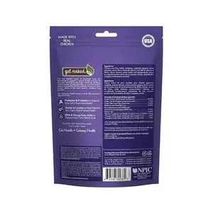 Get Naked Digestive‎ Health Crunchy Cat Treats 2.5oz - Chicken Flavor NEW