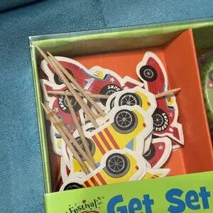 Get Set Go Cupcake Decor Set Race Car Liners And Car Picks Birthday Party