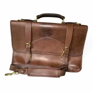 Ghurka No 95 Counselor Walnut Leather Briefcase