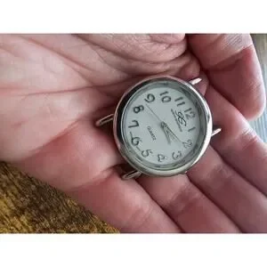 Giani Giorgio Japan Mvmt Silver Tone Watch Face Only Vintage