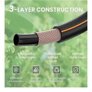 Giraffe Tools Garden Leader Hose 5/8 Inch X 2.5ft Male To Female Fittings
