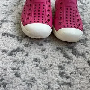 Girls Hot Pink Native Shoes Size 7C