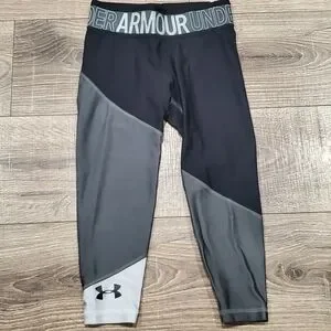 Girls Leggings Size 10-12 Under Armour And DKNY Kids Leggings 4 Pieces