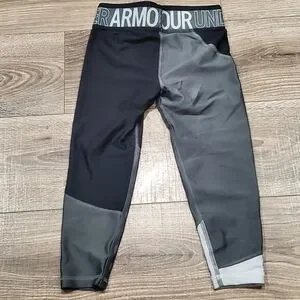 Girls Leggings Size 10-12 Under Armour And DKNY Kids Leggings 4 Pieces