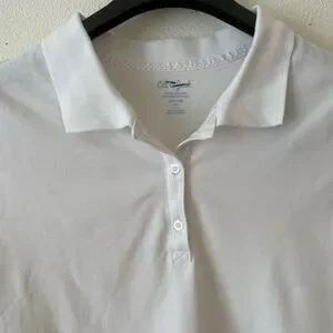 Girls' Short Sleeve Pique Uniform Polo Shirt - Cat & Jack White XXL(18)Plus