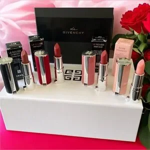 Givenchy Mini Lipstick & Lip Balm Set. NIB Lmt. Ed