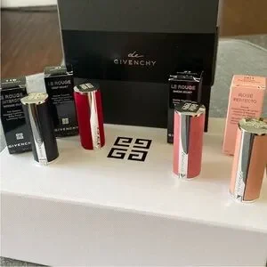 Givenchy Mini Lipstick & Lip Balm Set. NIB Lmt. Ed
