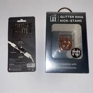 Glitter Ring Kick-Stand - Rose Gold