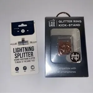 Glitter Ring Kick-Stand - Rose Gold