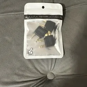 Gold And Black Audio Adapter Nwt