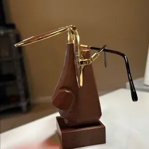 Gold And Red Sunglasses