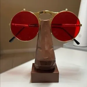 Gold and Red Sunglasses