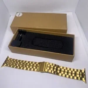 Gold Tone Stainless Steel Apple Watch Libra Gemini band 38/40mm