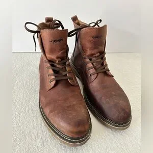GOLDEN FOX 6" Boondocker Service Leather Boot Pro 6 Fudge Men’s Size 13 Ankle