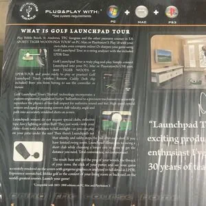 Golf Launchpad Tour Simulator PC PS3 MAC USB Electric Spin Tiger Woods PGA 08‎