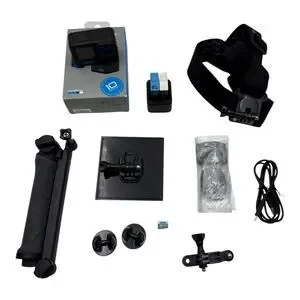 GoPro HERO10 Black Bundle – Extra Charger 2 Batteries Memory Card