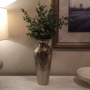 Gorgeous Silver Vintage Accent Vase