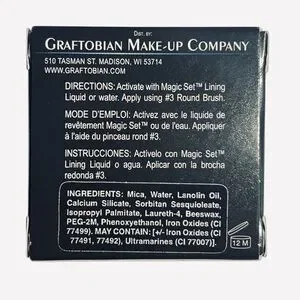Graftobian Espresso Brown Cake Eyeliner Long-Lasting Water-Activated Power