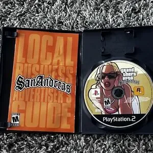 Grand Theft Auto San Andreas - Hot Coffee - Sony PlayStation 2 - W/ Manual