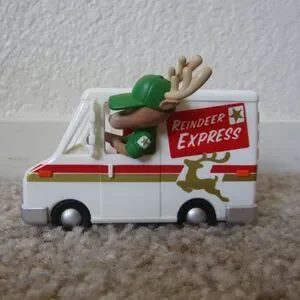 Grandma Got Run Over By A Reindeer 2023 Hallmark Ornament W/ Magic Sound