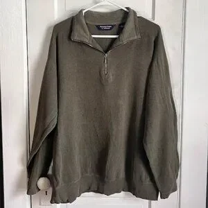 Grandpa Grunge Quarter Zip Sweater
