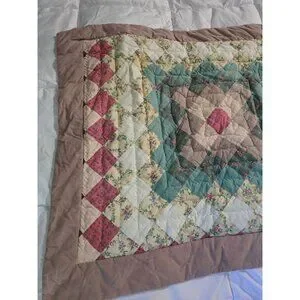 Grannycore Cottagecore Quilted Large Pillowcase