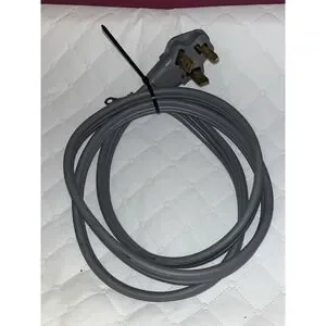Gray 3-Prong Range & Dryer Power Cord 125V/250V 30A UL Certified 6 Ft