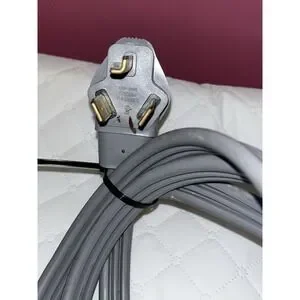 Gray 3-Prong Range & Dryer Power Cord 125V/250V 30A UL Certified 6 Ft