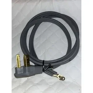 Gray 3-Prong Range & Dryer Power Cord 125V/250V 30A UL Certified 6 Ft