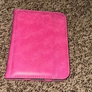 Gray And Pink EBook Reader Case With Protective Frame