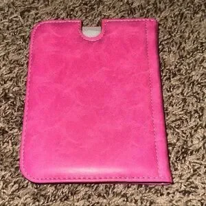 Gray And Pink EBook Reader Case With Protective Frame