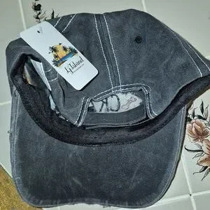Gray Crazy Dog Lady Cap-NWT