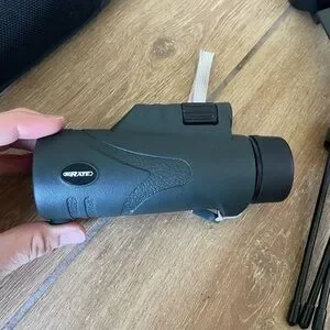 Gray Monocular Telescope With Stand